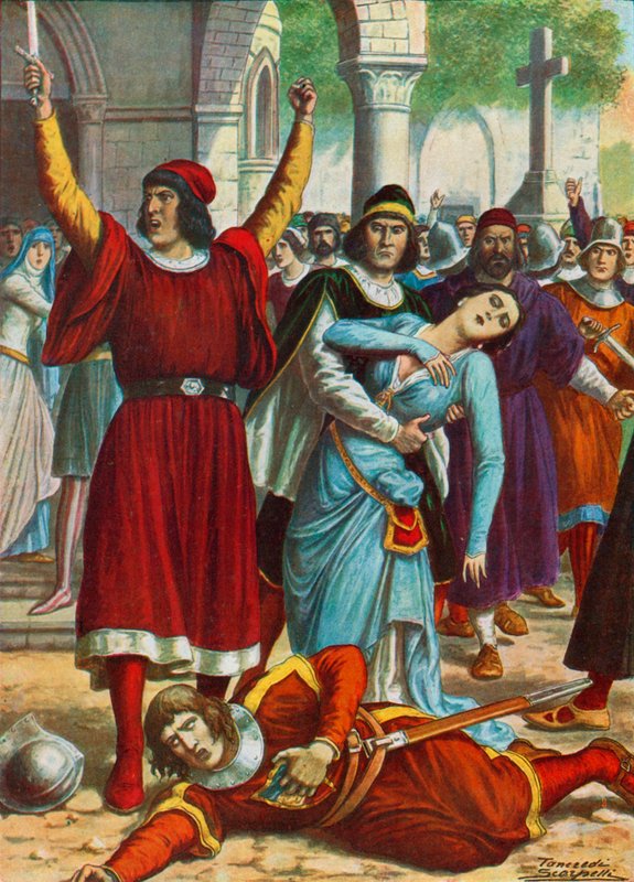 De Siciliaanse Vespers, 30 maart 1282 door Tancredi Scarpelli