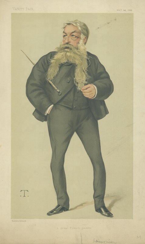M Jean Louis Ernest Meissonier door Theobald Chartran