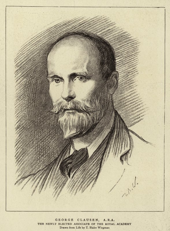 George Clausen, ARA door Theodore Blake Wirgman