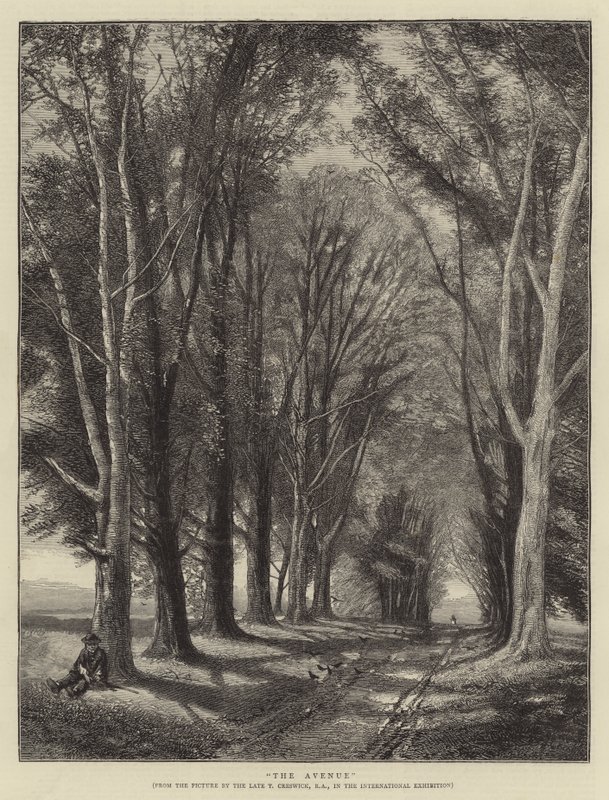 De Laan door Thomas Creswick