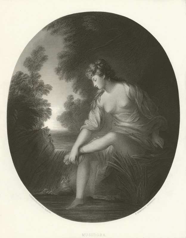 Musidora door Thomas Gainsborough