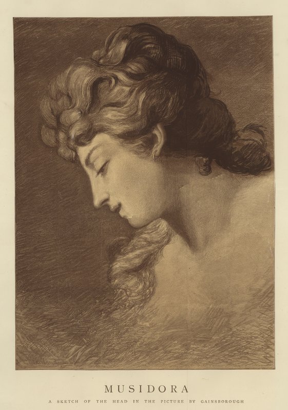 Musidora door Thomas Gainsborough