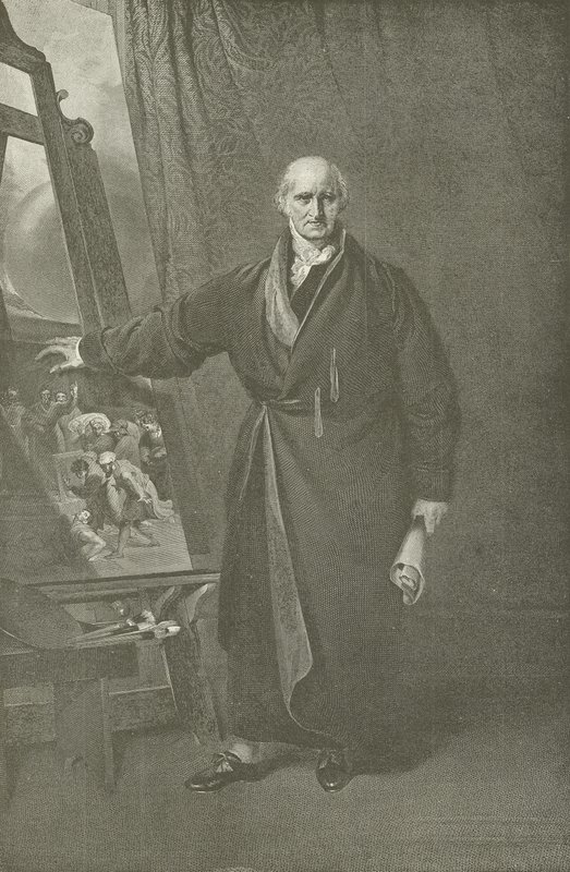 Benjamin West, President van de Royal Academy door Thomas Lawrence