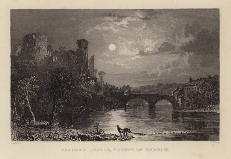 Barnard Castle door Thomas Allom