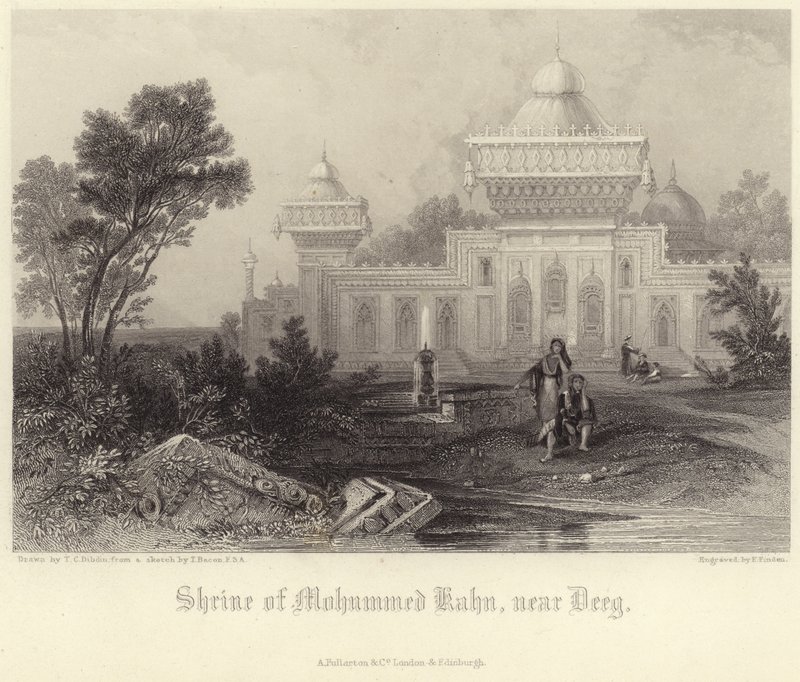 Heiligdom van Mohammed Kahn door Thomas Colman Dibdin