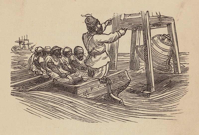 De Inchcape Rots door Thomas Dalziel