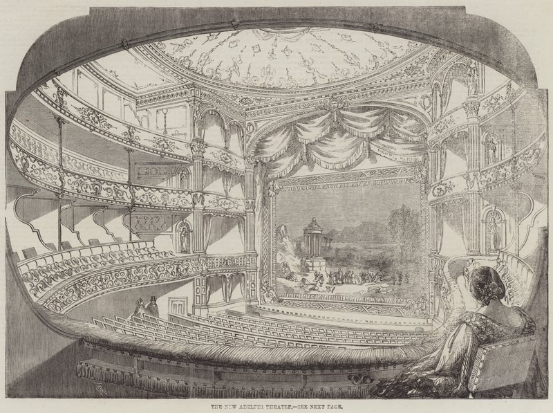 Het Nieuwe Adelphi Theater door Thomas Harrington Wilson