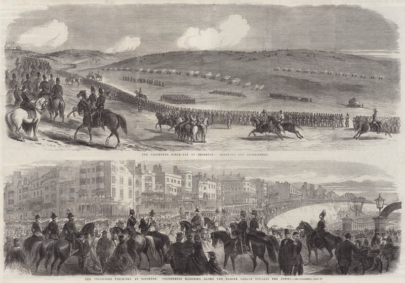 De vrijwilligersdag in Brighton door Thomas Harrington Wilson