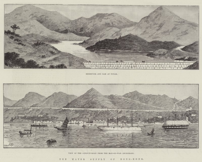 De Watervoorziening van Hongkong door Thomas Harrington Wilson