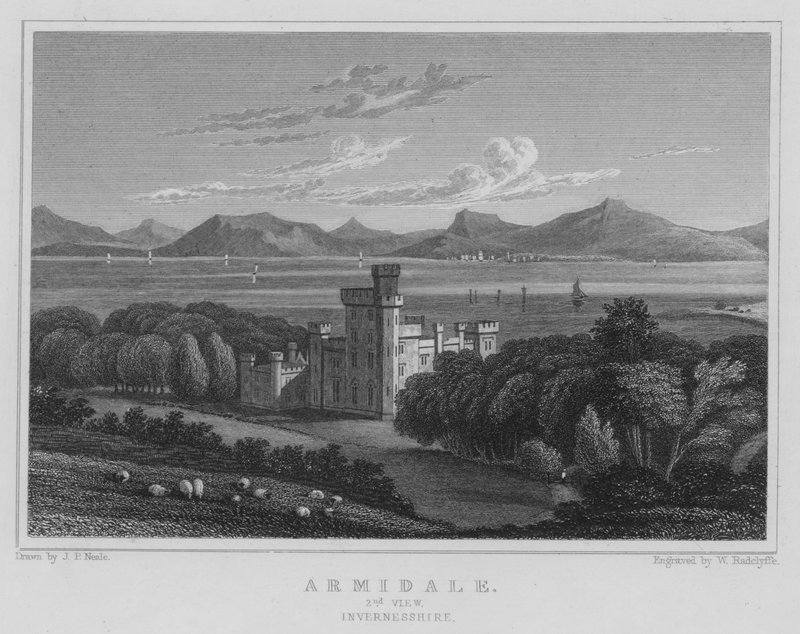 Armidale, 2e Zicht, Invernesshire door Thomas Hosmer Shepherd