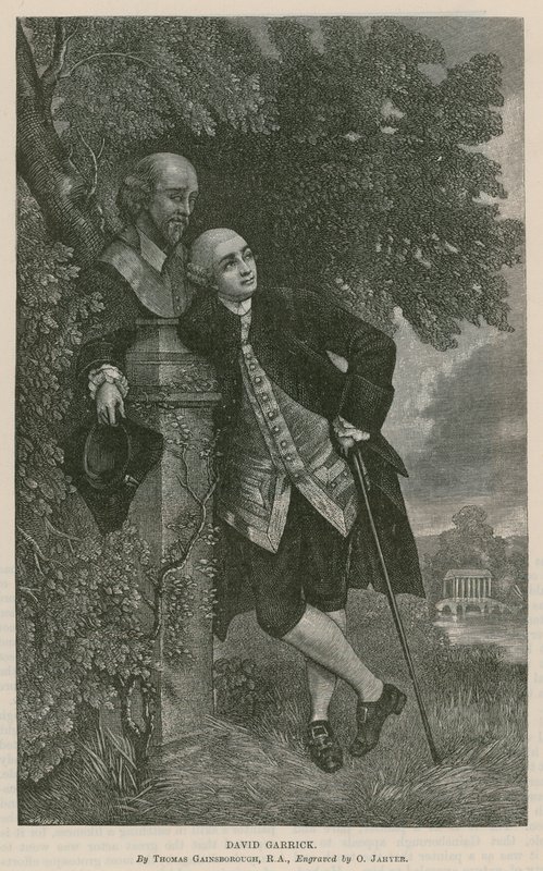 David Garrick, acteur door Thomas Hosmer Shepherd