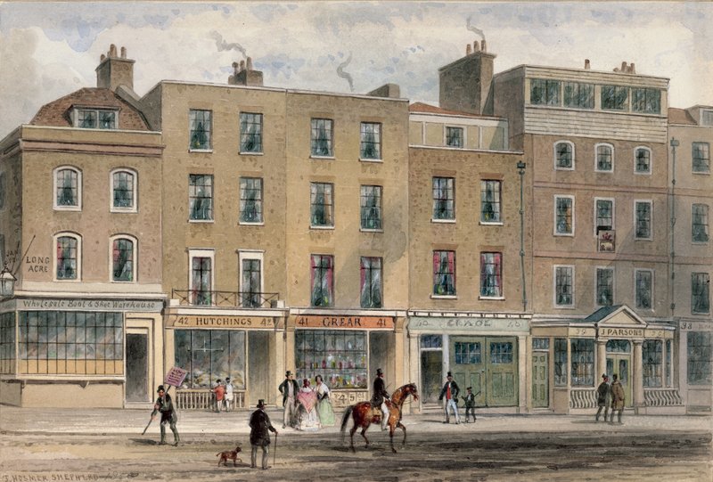 Long Acre door Thomas Hosmer Shepherd