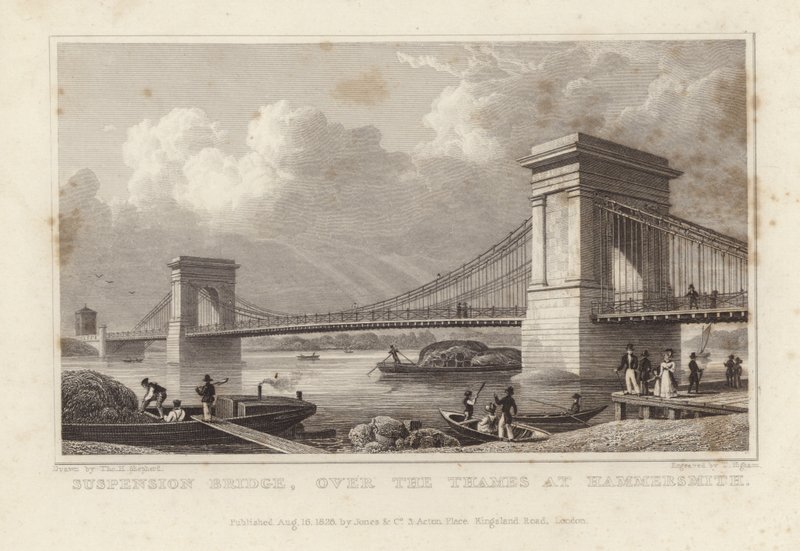 Hangbrug door Thomas Hosmer Shepherd