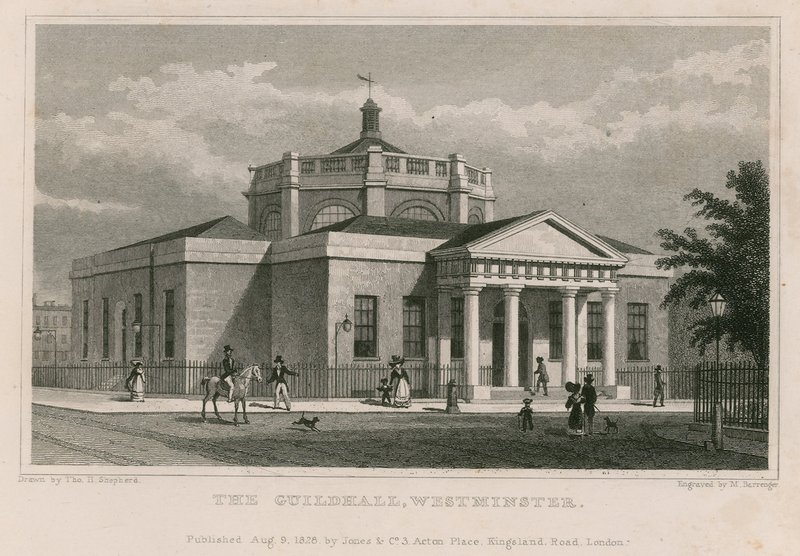 De Guildhall, Westminster, Londen door Thomas Hosmer Shepherd