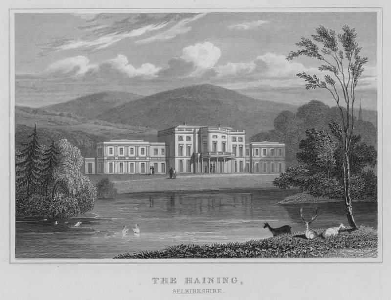 The Haining, Selkirkshire door Thomas Hosmer Shepherd
