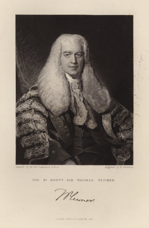 Sir Thomas Plumer door Thomas Lawrence