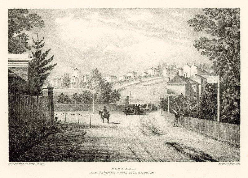 Hern Hill, Londen door Thomas Mann Baynes