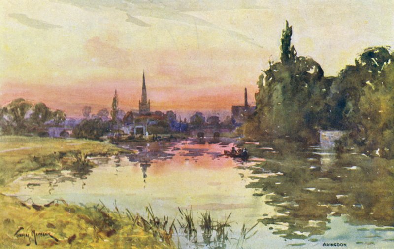 Rivier de Theems: Abingdon door Thomas Maybank