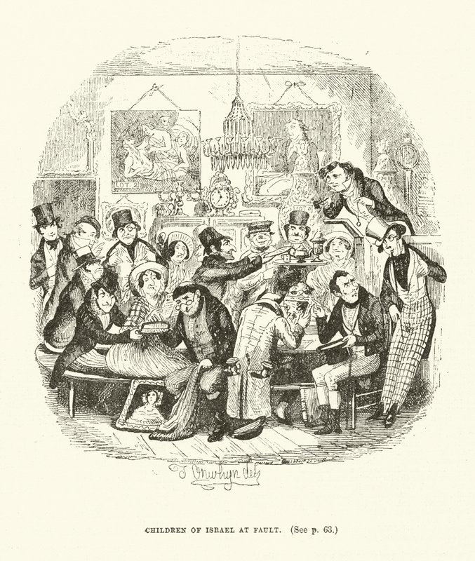Illustratie voor Valentine Vox (gravure) door Thomas Onwhyn