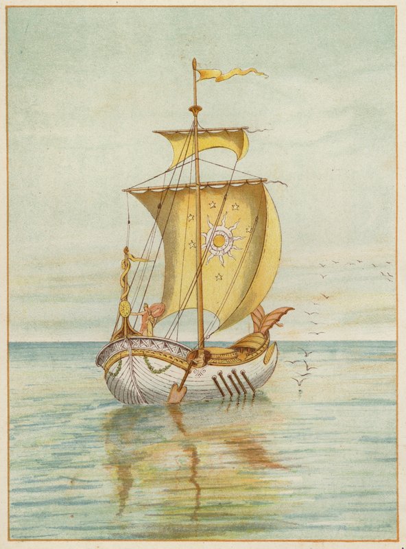 Perseus en Andromeda op het water door Thomas Ralph Spence