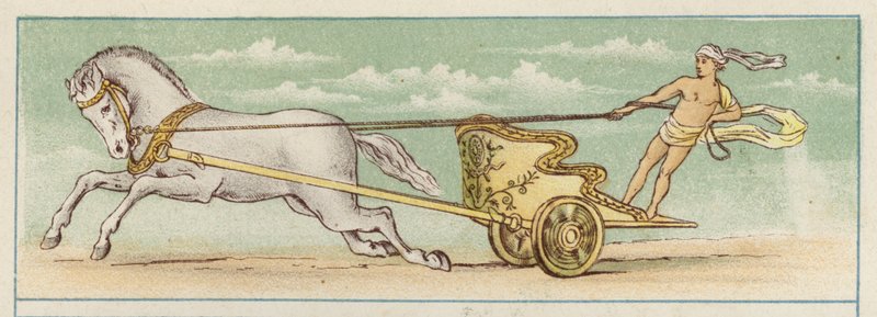 Perseus rijdt een wagen door Thomas Ralph Spence