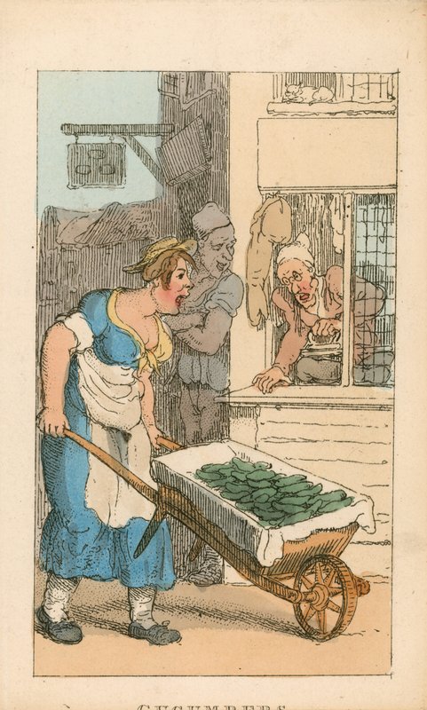 Komkommers door Thomas Rowlandson