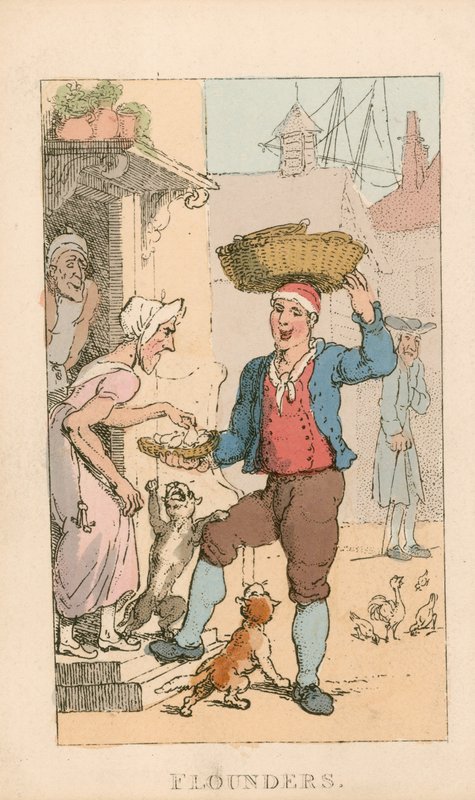 Schollen door Thomas Rowlandson