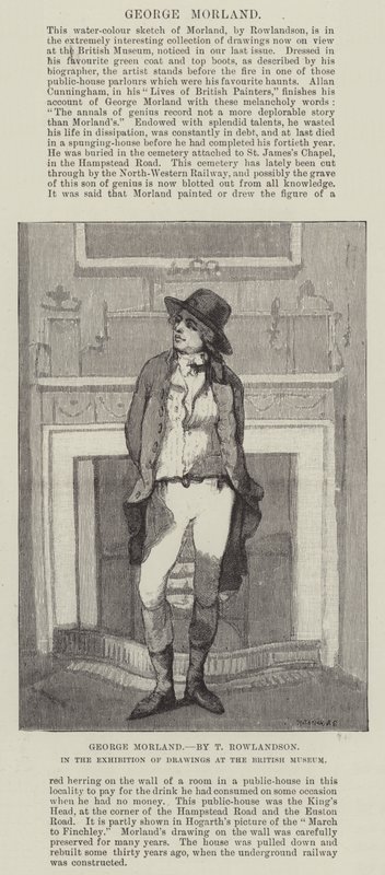 George Morland door Thomas Rowlandson