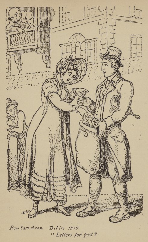 Brieven voor de post? door Thomas Rowlandson