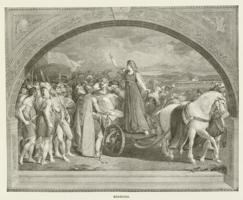 Boadicea door Thomas Stothard