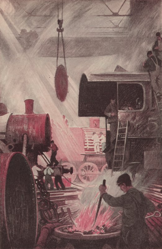 Een locomotief bouwen door Thornton Oakley