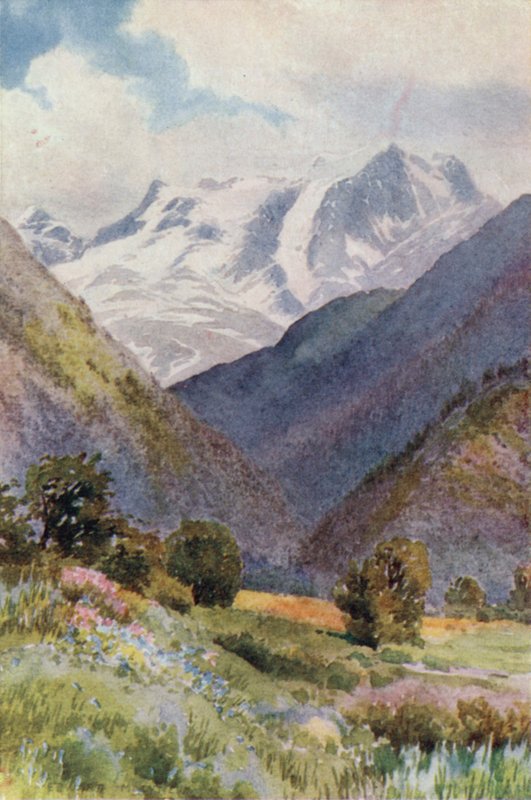 Mount Haramokh, vanuit de Erin Nullah door Unbekannt Unbekannt