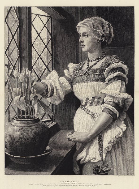 Mariana door Valentine Cameron Prinsep