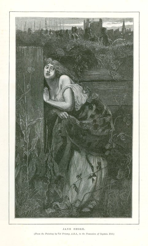 Jane Shore door Valentine Cameron Prinsep