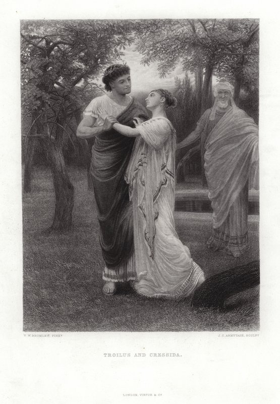 Troilus en Cressida door Valentine Walter Lewis Bromley