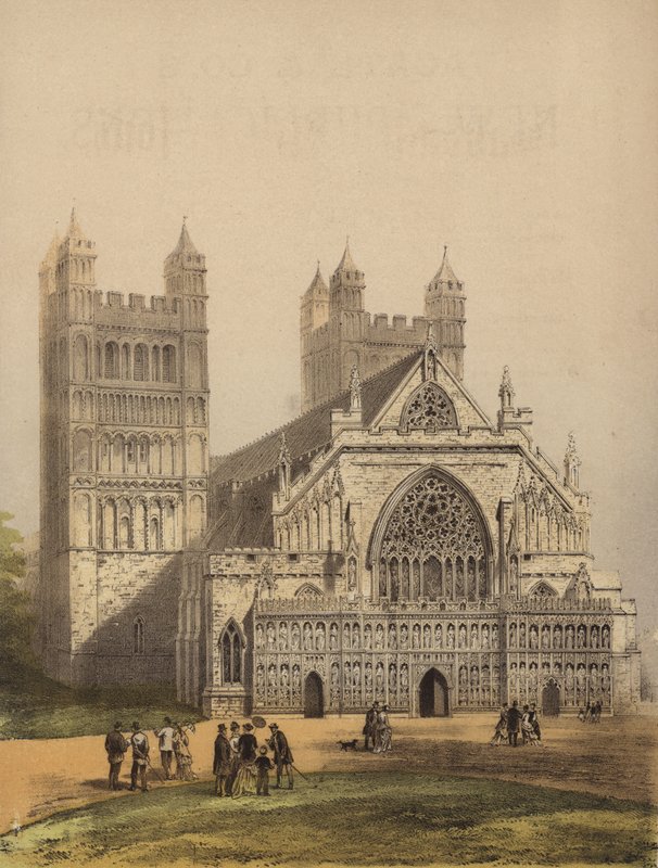 Exeter Cathedral, Devon door W.L. Walton