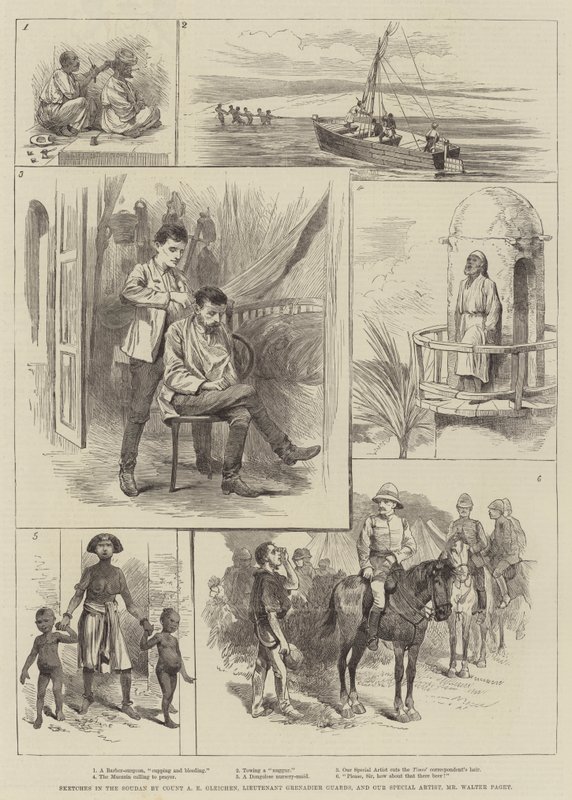 Schetsen in de Soedan door Walter Paget