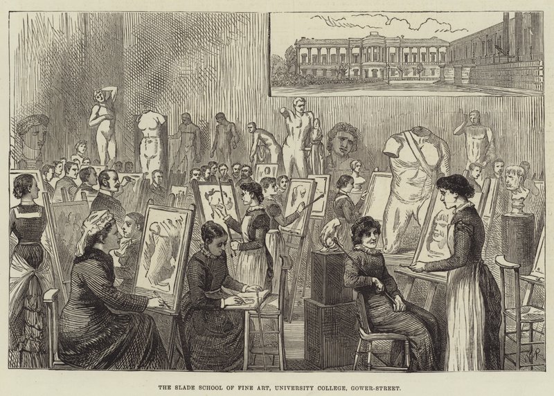The Slade School of Fine Art, University College, Gower-Street door Walter Paget