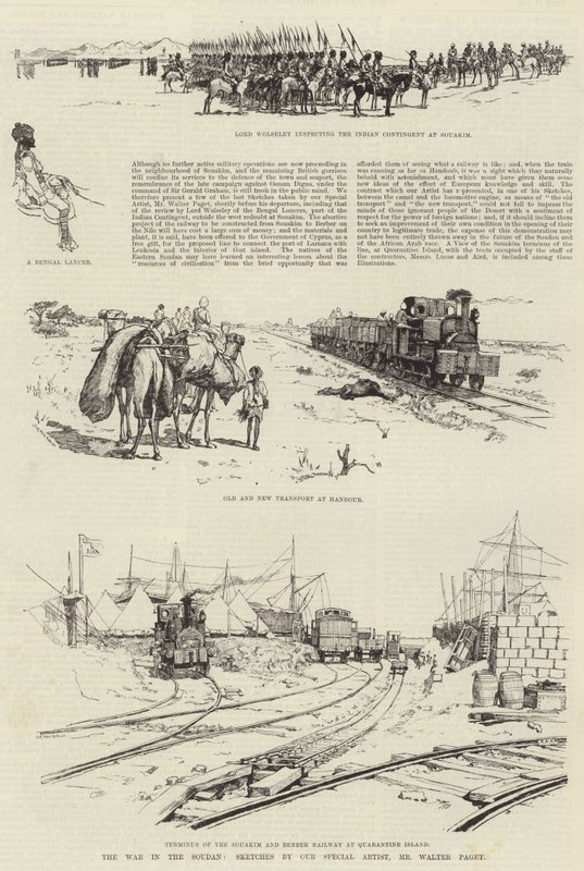 De oorlog in Soedan door Walter Paget