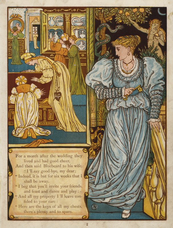 Blauwbaard door Walter Crane
