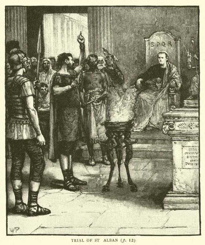 Proces van Sint Albanus door Walter Paget