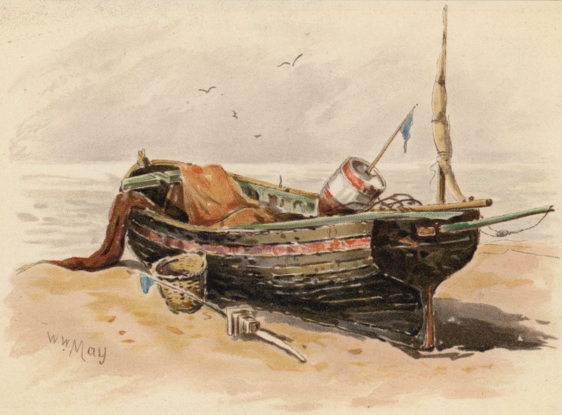 Franse Vissersboot door Walter William May