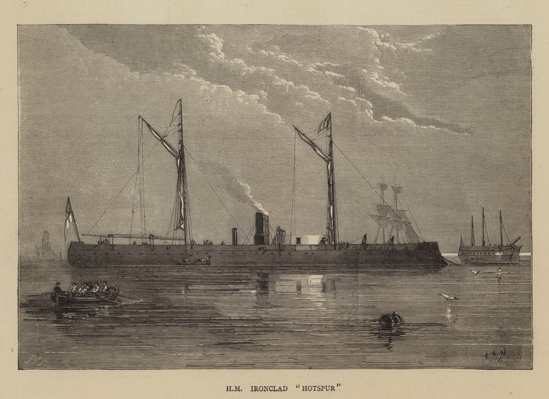 HM Ironclad Hotspur door Walter William May