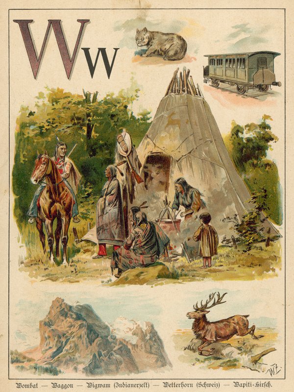 Letter W door Walter Zweigle