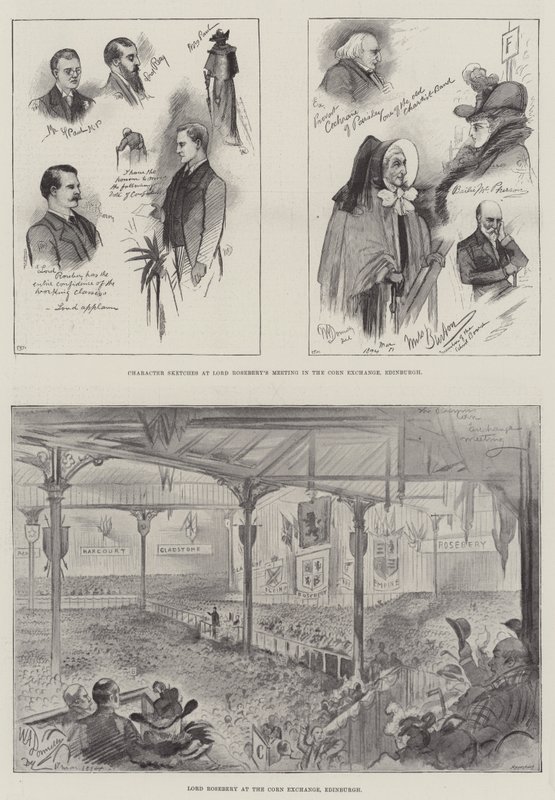 Lord Rosebery in Edinburgh door William A. Donnelly
