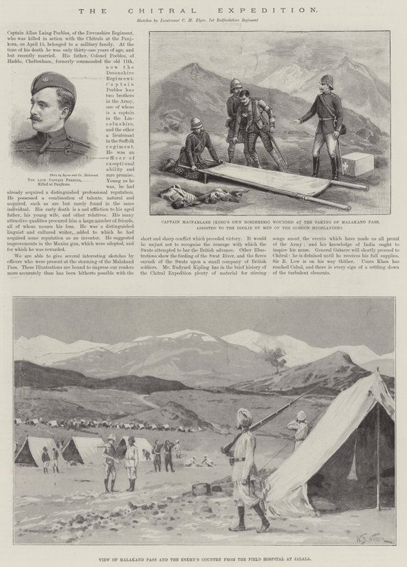 De Chitral Expeditie door William Barnes Wollen
