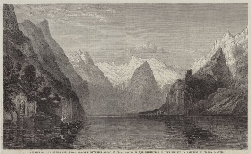 Zonsopgang op de Königssee, Berchtesgaden, Beierse Alpen door William C. Smith