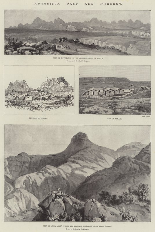 Abyssinië Vroeger en Nu door William Crimea Simpson