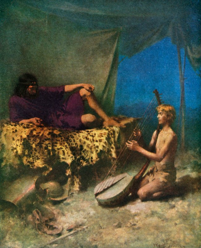 Saul en David door William Ladd Taylor