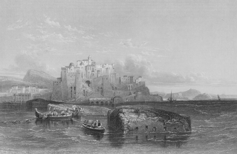 Pozzuolo, het Oude Puteoli, de Landingsplaats van St. Paul door William Leighton Leitch